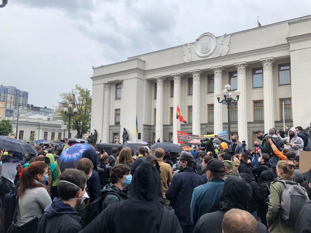 Акція протесту в Києві. Фото: Голос
