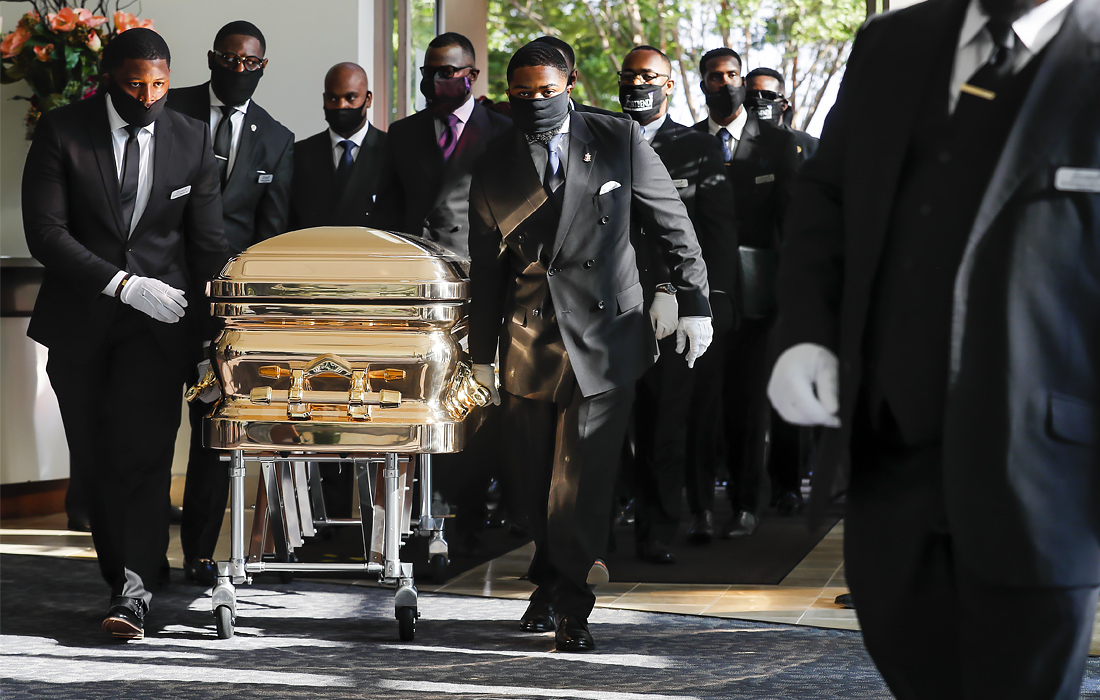 В США проходят похороны Флойда. Фото: Reuters