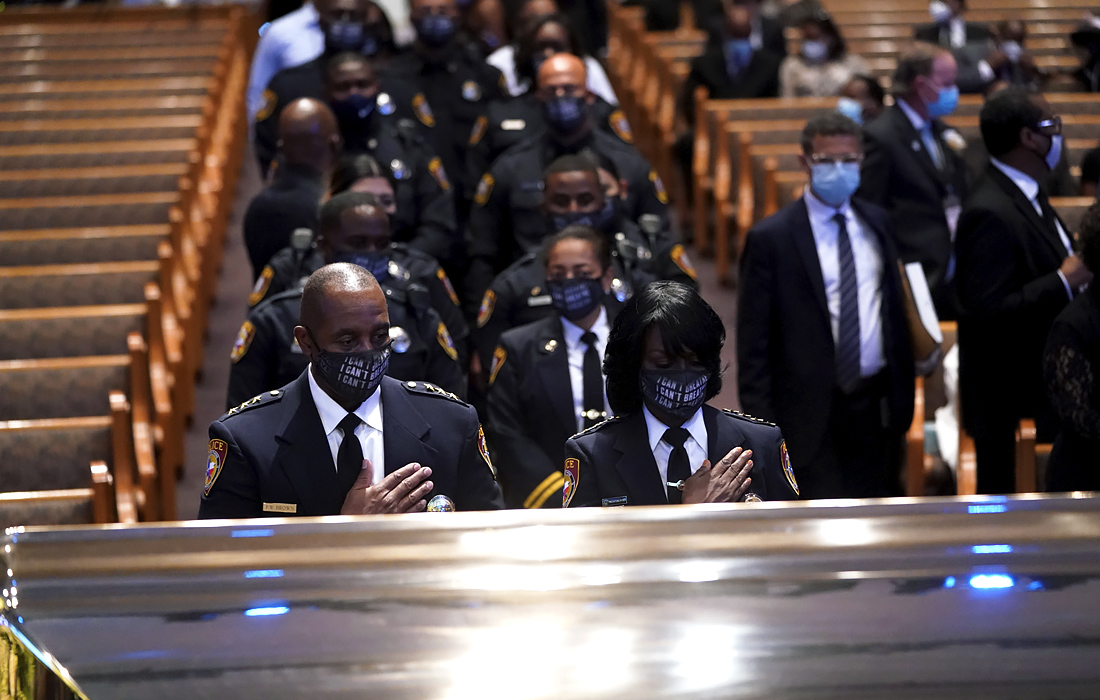 У США відбувається похорон Флойда. Фото: Reuters