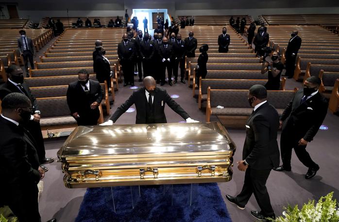У США відбувається похорон Флойда. Фото: Reuters