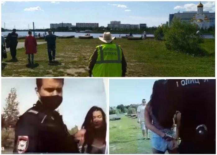 Поліція Сургута надихнулася прикладом колег з Міннесоти і душила жінку на пляжі під час затримання (ВІДЕО)