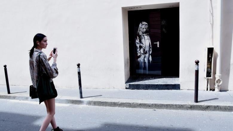 Бенксі показав нову картину на тему протестів, в Італії знайшли його вкрадену роботу, фото — Instagram