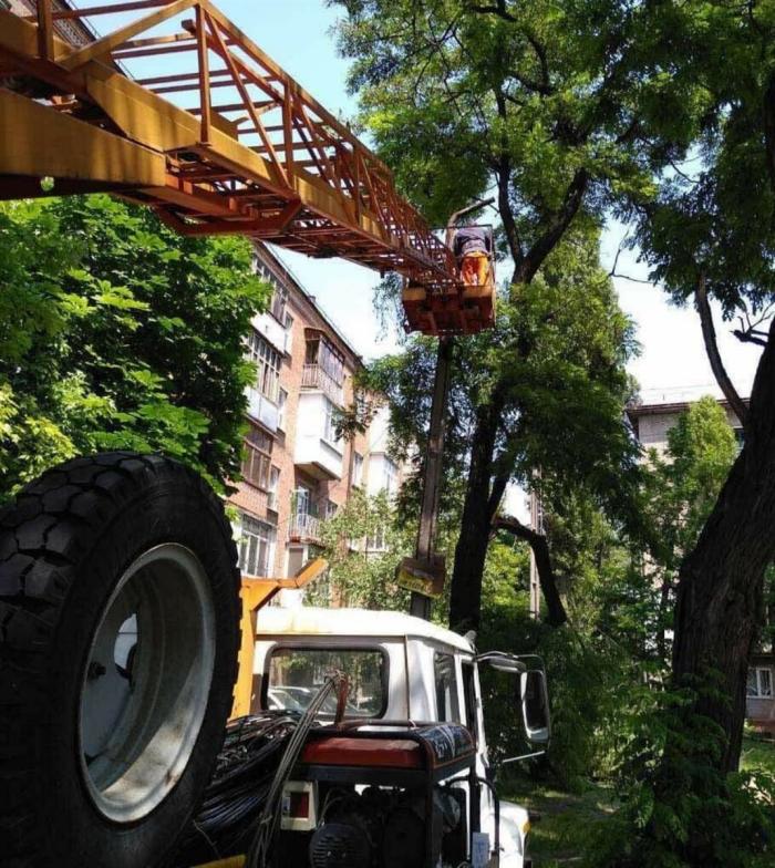 Последствия стихии в Днепре, фото Днепровский городской совет