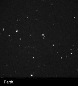Знімки зірки Wolf 359, зроблені з Землі і станцією «Нові горизонти», фото: NASA 