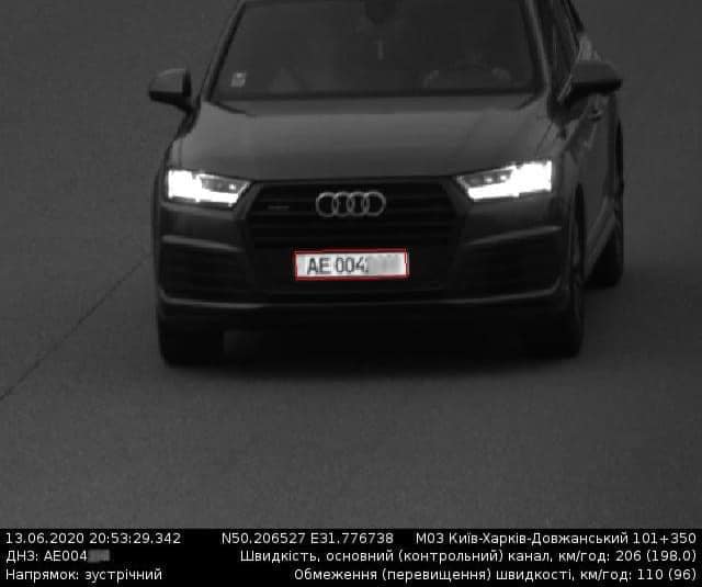 Фотофіксація порушень ПДР. Фото: МВС