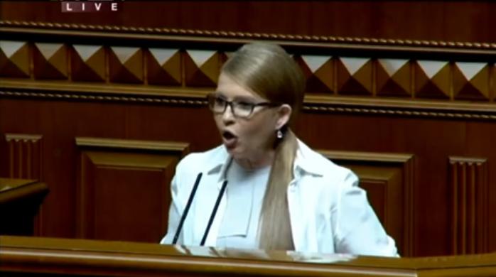 Тимошенко заступилася за Стерненка й нагадала Порошенку про переслідування Саакашвілі