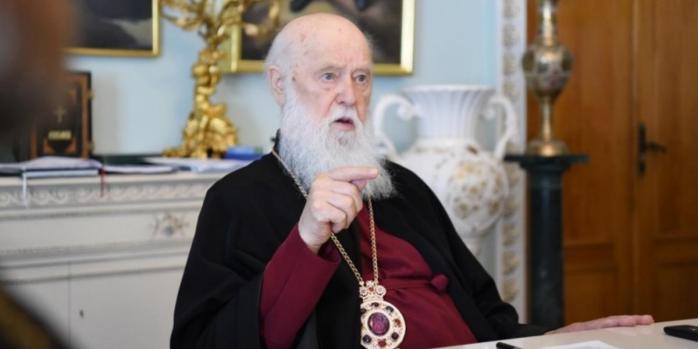 Патриарх Филарет, фото: Пресс-центр Киевской Патриархии