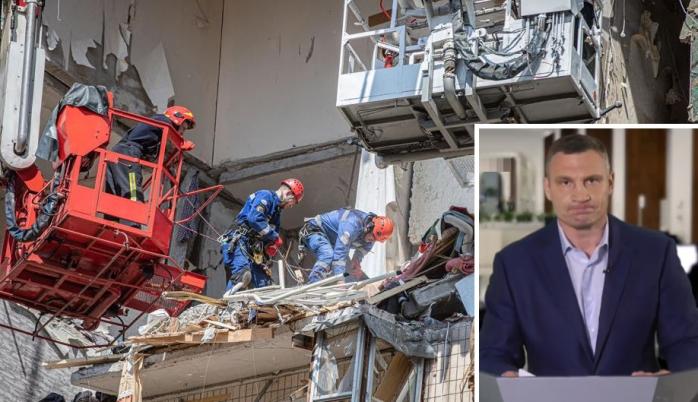 Взрыв в Киеве: Кличко обещает 30 млн грн на квартиры для пострадавших, дом могут снести полностью