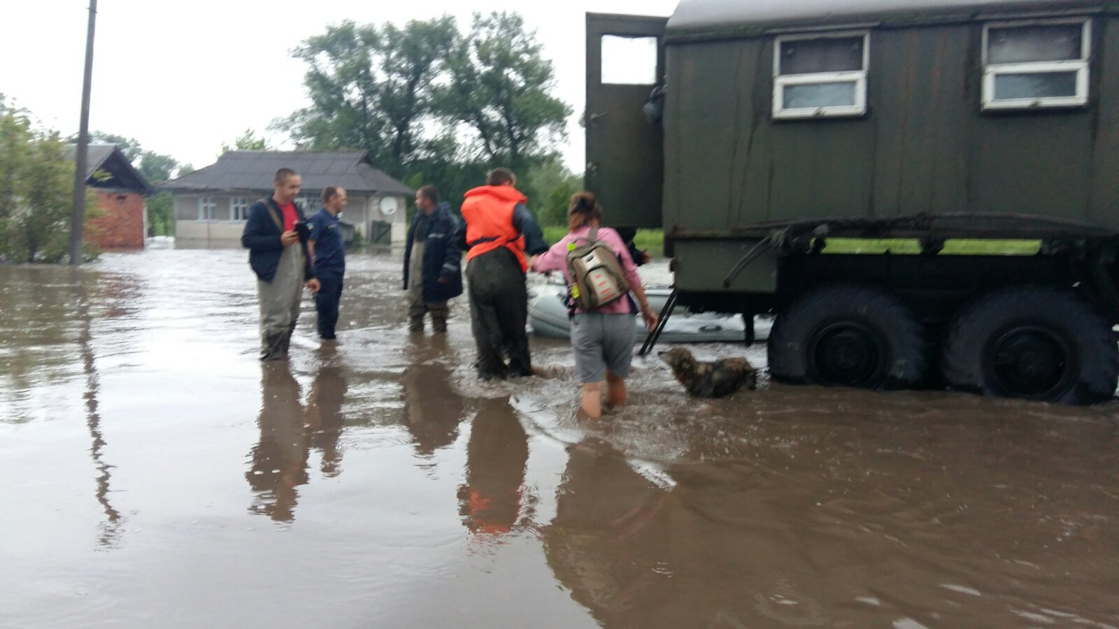 Паводок в Украине. Фото: ГСЧС