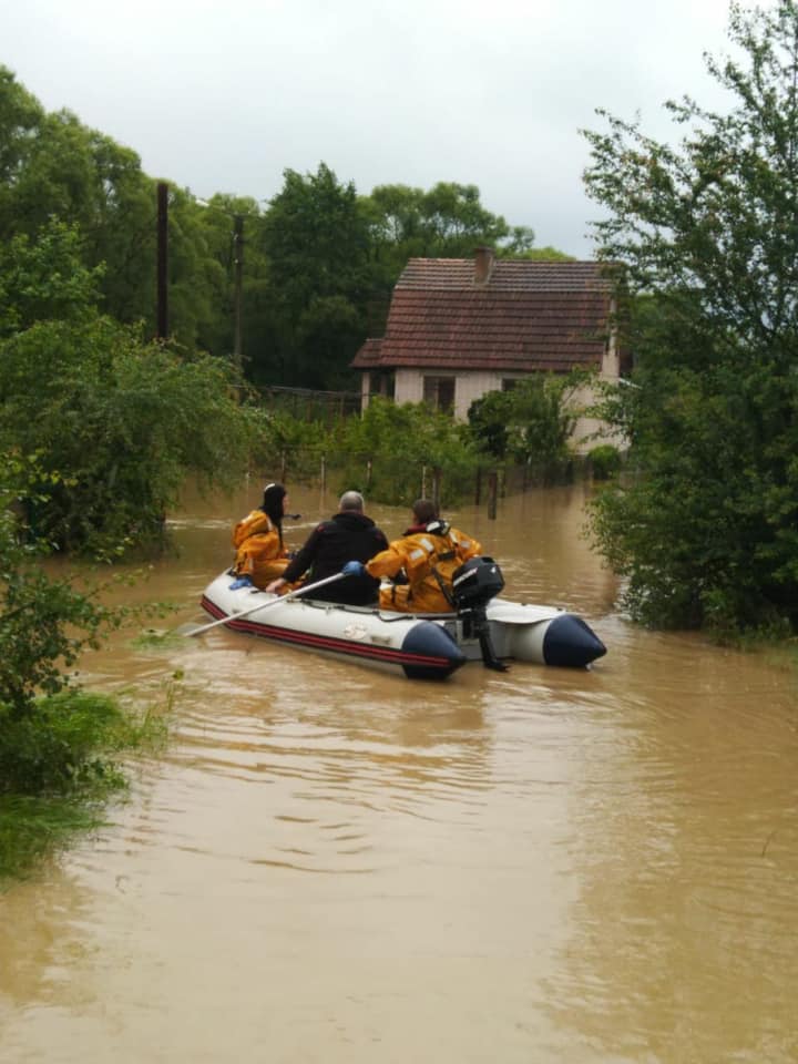 Потоп в Карпатах, фото — ГСЧС