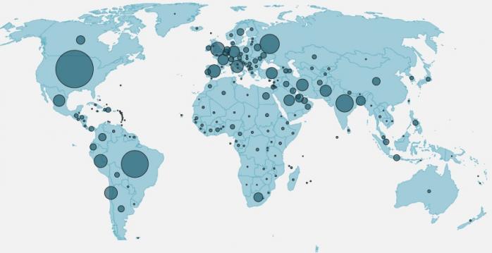 Коронавірус у світі виявили у рекордної кількості інфікованих, з’явилася інфографіка / Фото: Скрін bbc.com