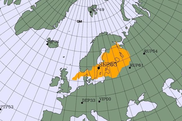 Радиоактивное облако в Скандинавию принесло из России, карта — Green Peace
