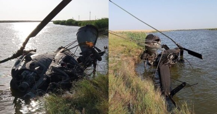 Вертоліт Мі-2 розбився у Ростовській області. Фото: 360tv.ru