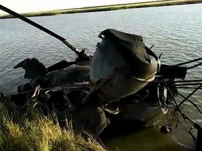 Вертолет Ми-2 разбился в Ростовской области. Фото: 360tv.ru