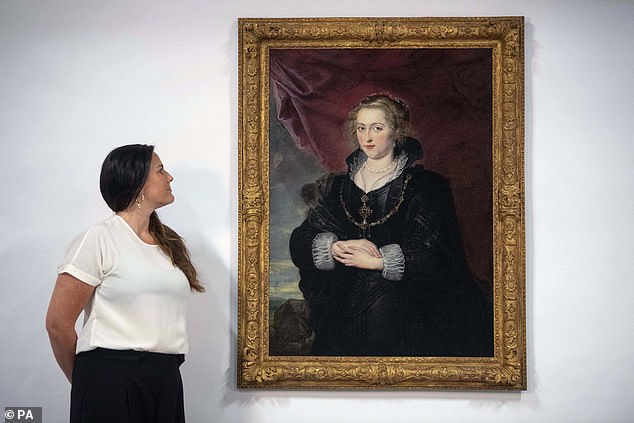 Картина Рубенса "Портрет дамы". Фото: PA