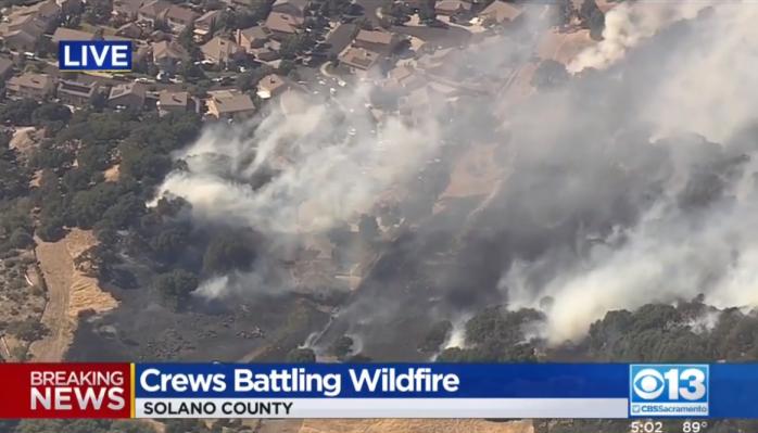 Лесные пожары бушуют в США — фото и видео огненной стихии
