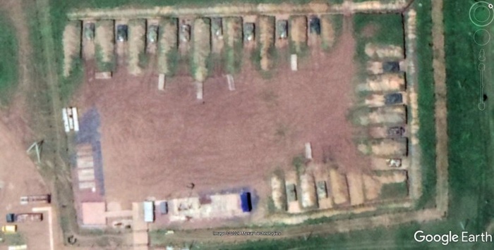 Військова база Росії під містом Чистякове (Торез) у 2019 році. Фото: glasnostgone.org