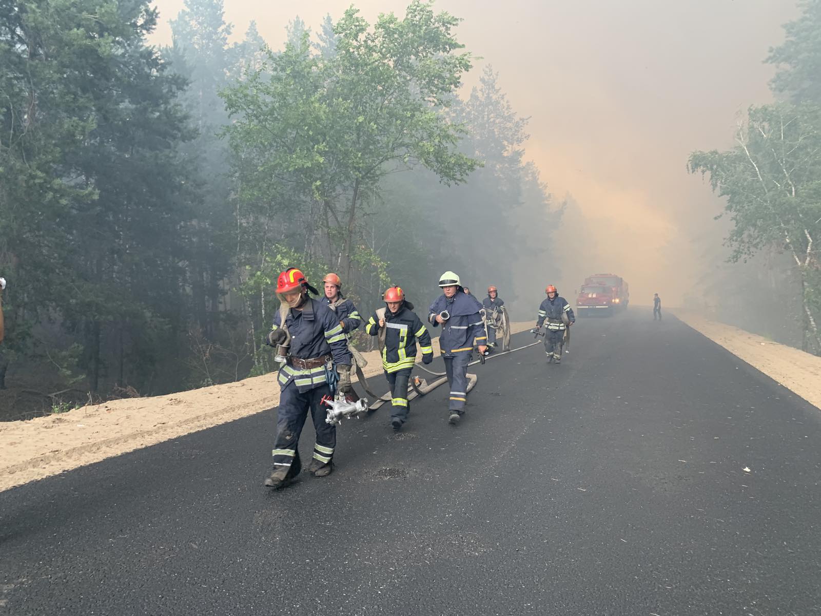 Лісова пожежа на Луганщині досягла осель, триває евакуація