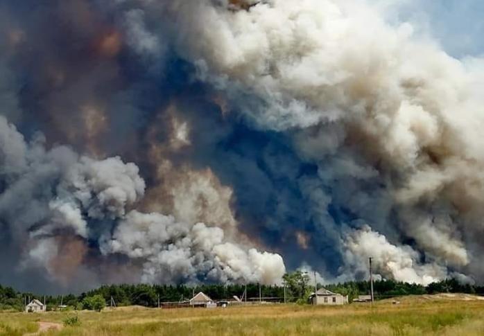 Количество жертв лесного пожара на Луганщине возросло до шести человек. Фото: Facebook
