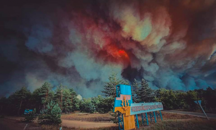 Пожежі на Луганщині. Фото: Ковальов