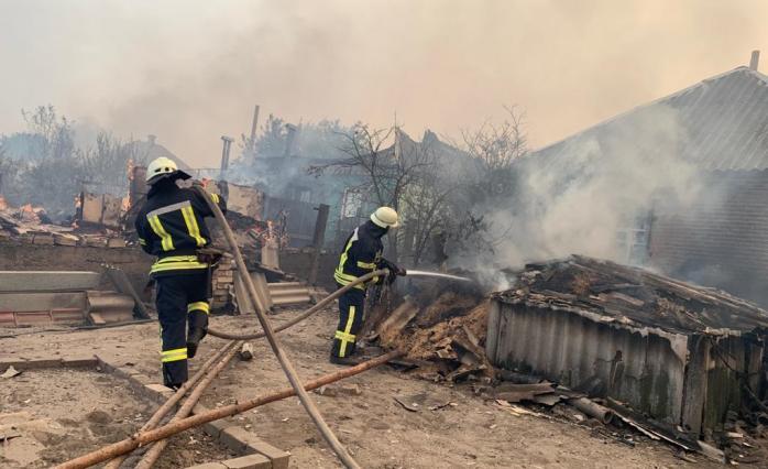 Три версии пожаров на Луганщине назвало МВД — пожары на Луганщине