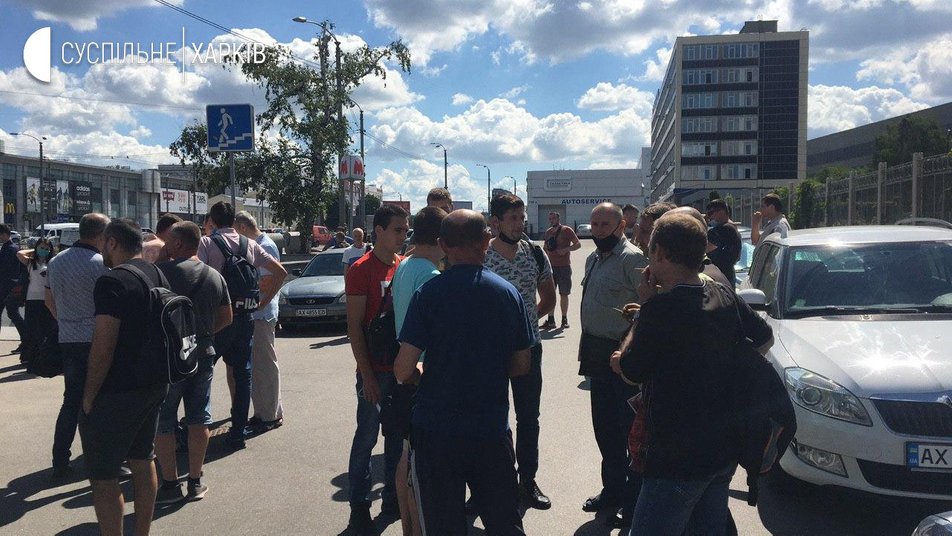 Мітинг у метрополітені Харкова. Фото: «Суспільне.Харків»