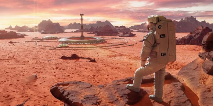 Люди на Марсі. Фото: Shutterstock