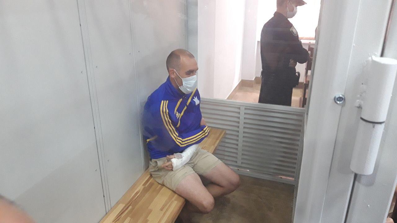 200 г водки и марихуана — виновник ДТП под Киевом Желепа рассказал о своем «разогреве». Фото из суда
