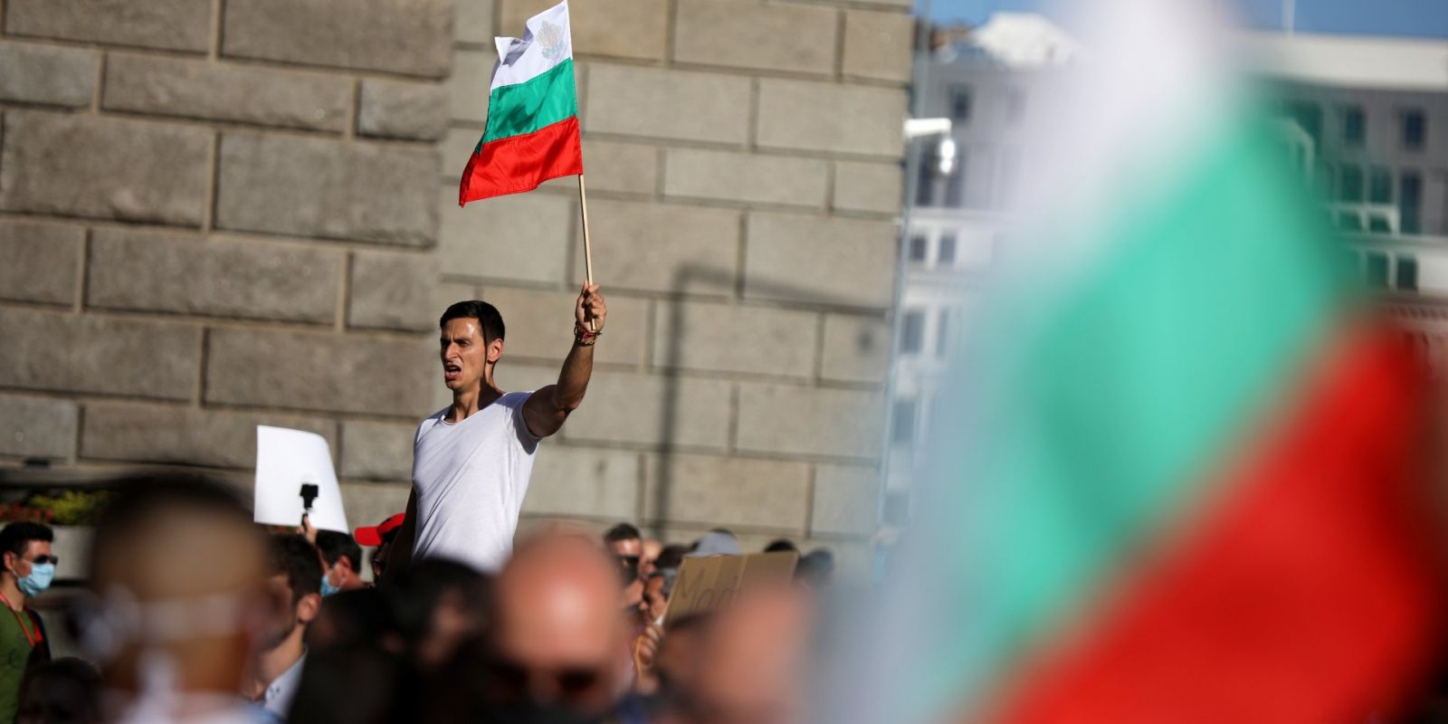 Протести в Болгарии. Фото: Reuters
