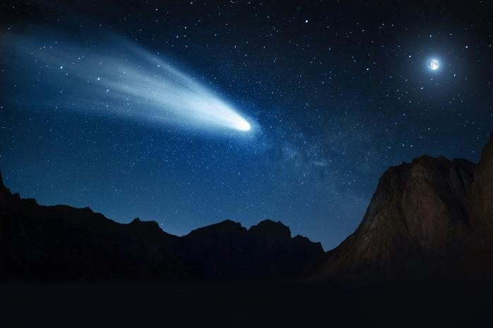 Політ унікальної комети. Фото: Shutterstock