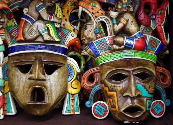Маски древних майя. Pixabay