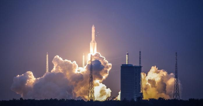 Ракету с зондом для изучения Марса запустил Китай. Фото: youtube.com