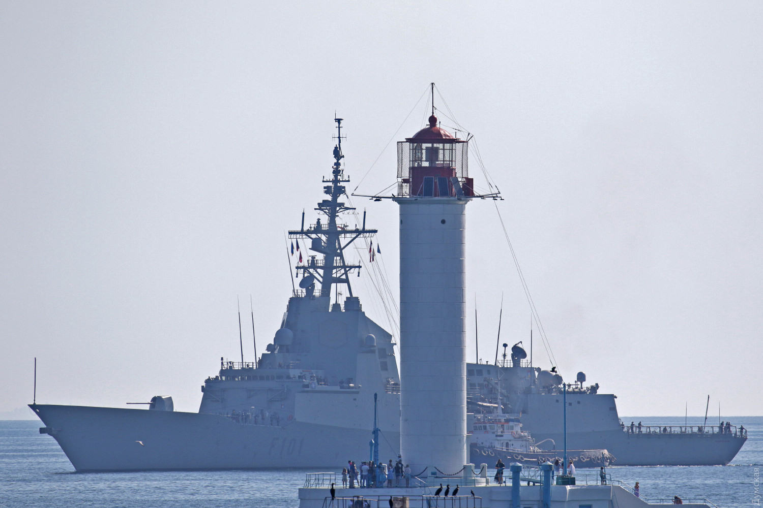 Корабли НАТО в Одессе. Фото: Сергей Смоленцев
