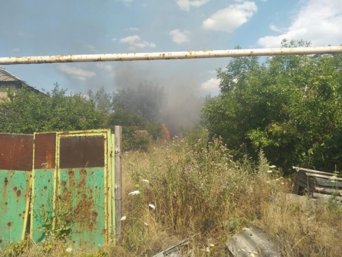 Пожежа в селищі Зайцеве, фото: «Новинарня»