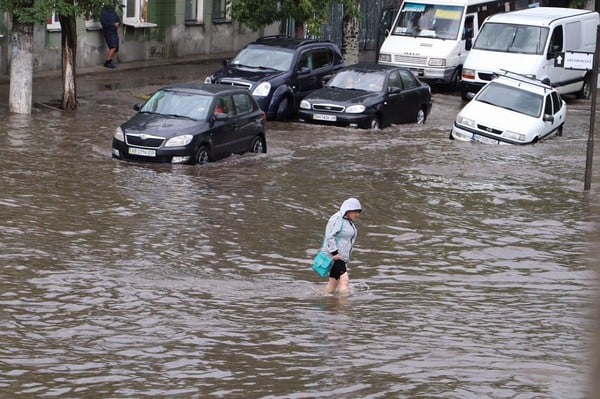 Потоп у Бердянську. Фото: Br.24