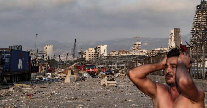Последствия взрыва в Бейруте. Фото: timesofisrael.com