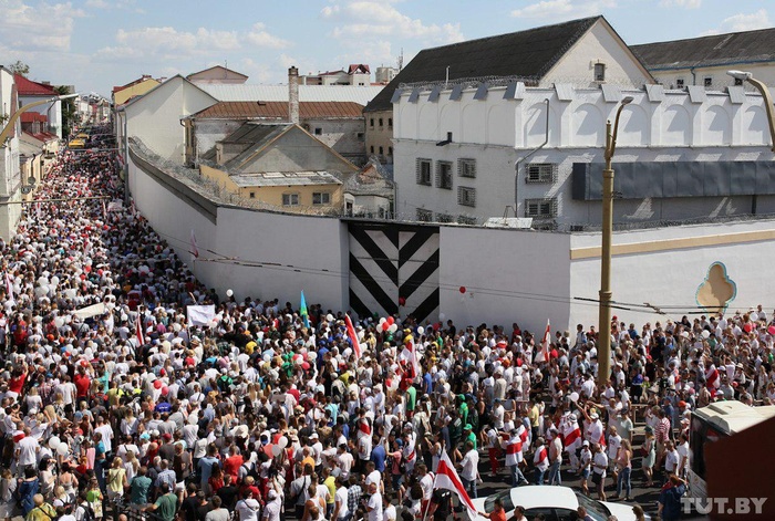 Марш свободи в Гродно. Фото: Telegram