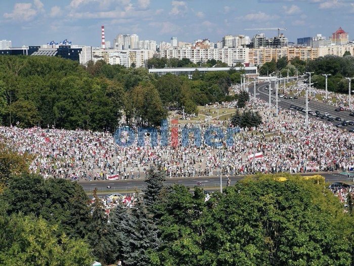 Марш свободы в Минске. Фото: Telegram