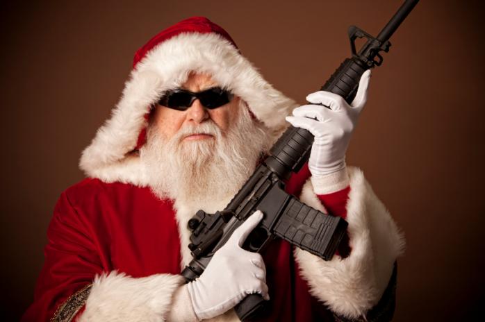 «Дед Мороз» устроил стрельбу в Мариуполе