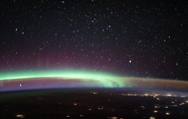 Сияние, которое запечатлели астронавты. Фото: NASA