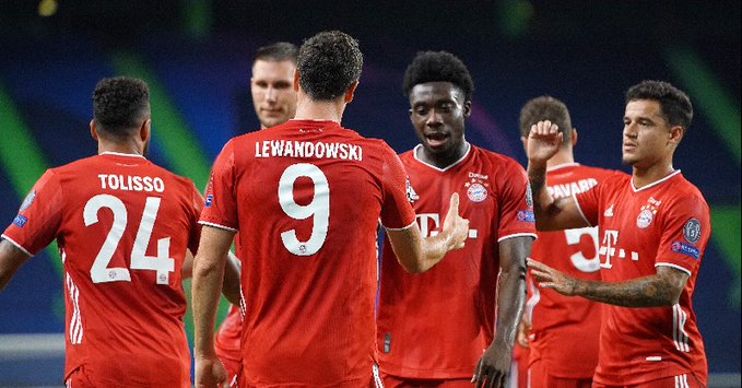 «Баварія» розгромила «Ліон». Фото: FC Bayern у Twitter