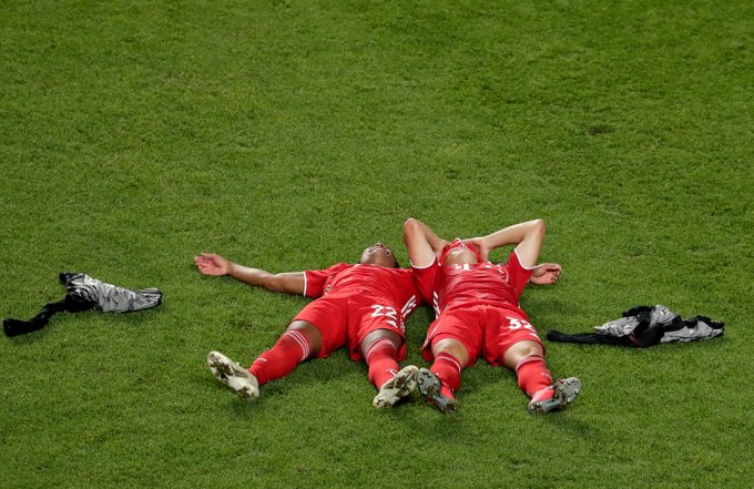 «Бавария» в шестой раз выиграла Лигу чемпионов, фото — Твиттер Баварии