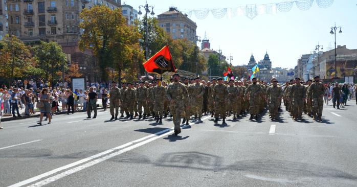 Марш защитников Украины в Киеве. Фото: pravyysektor.info