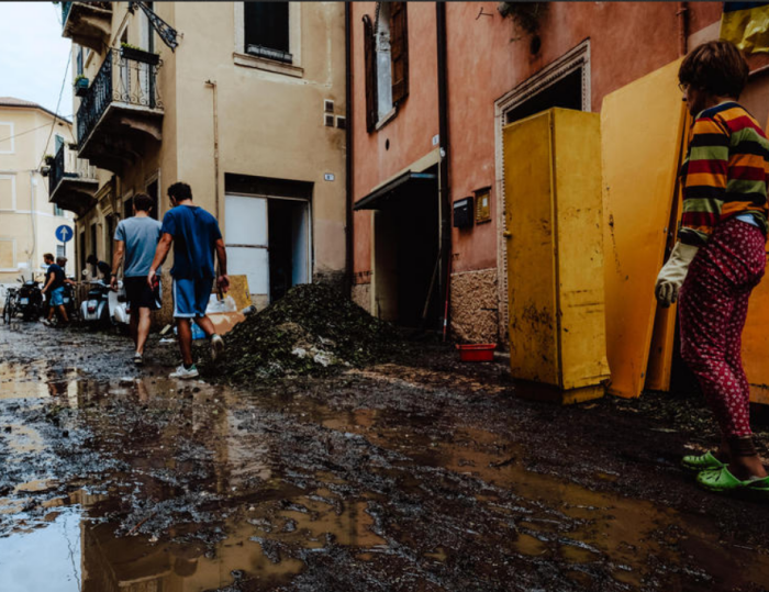 Итальянский город Верона пострадал от непогоды, фото: Ansa