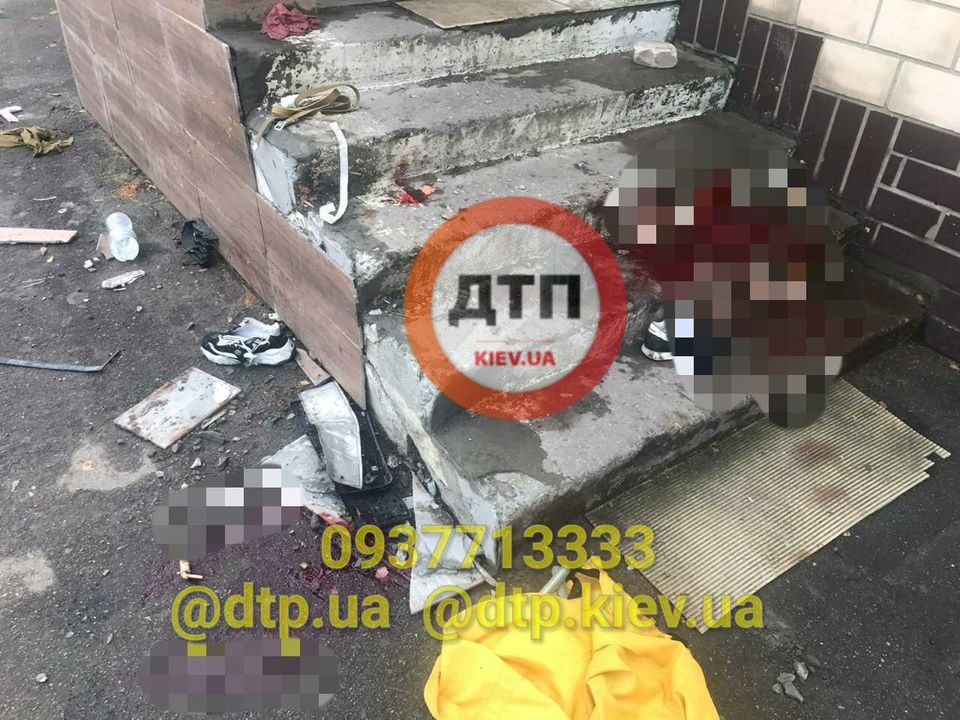 Место трагедии. Фото: ДТП Киев