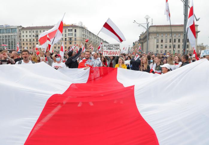 Протести у Білорусі. Фото: Прямий