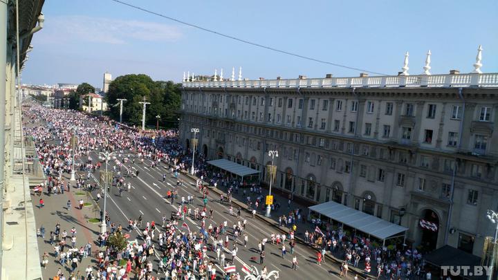 Акція протесту у Мінську. Фото: TUT.by