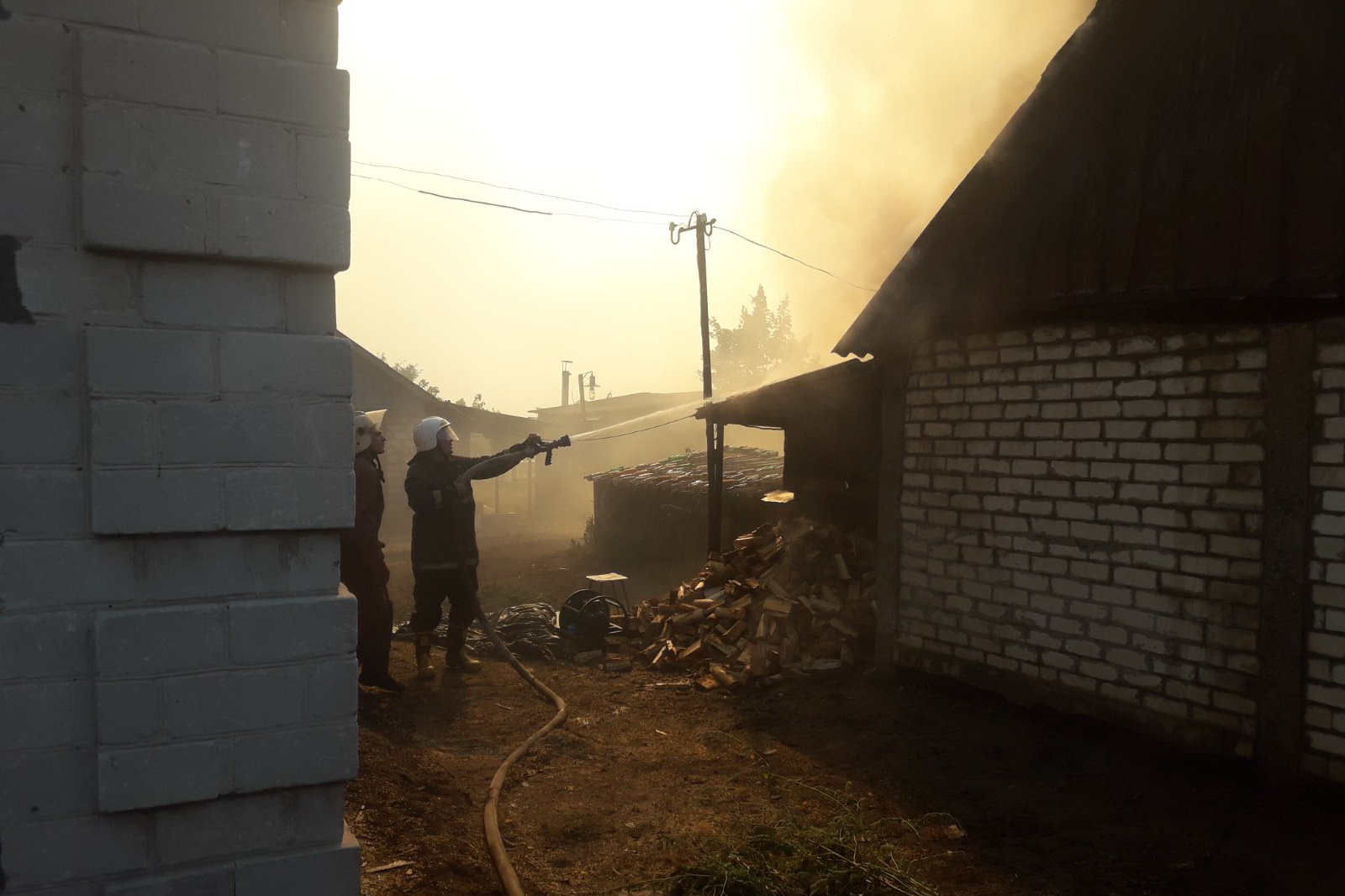 Пожар на Харьковщине уничтожил село. Фото: ГСЧС