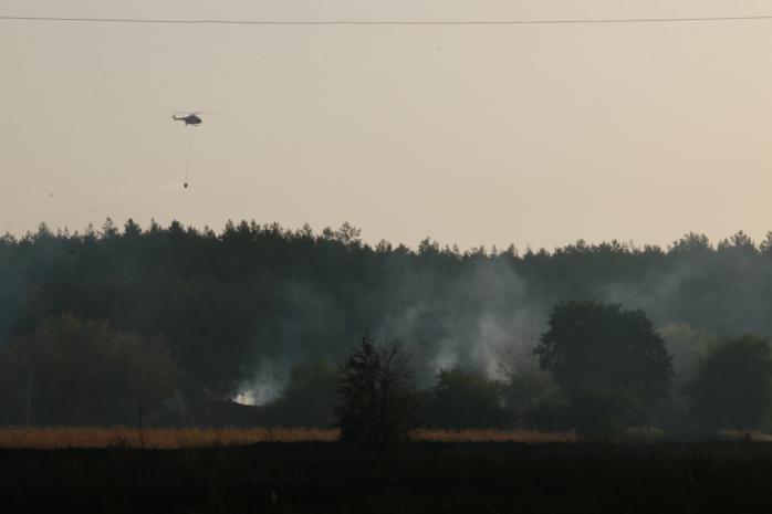 Пожежа на Харківщині. Фото: ДСНС
