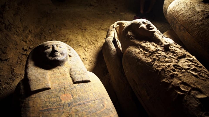 У Єгипті знайшли унікальні труни віком 2,5 тис. років, фото: Міністерство туризму та старожитностей Єгипту